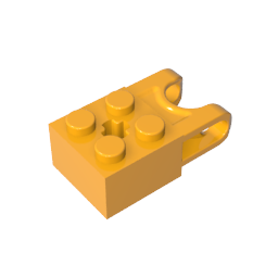 GDS-1206 - Technic Brick Special 2 x 2 with Ball Receptacle Wide and Axle Hole