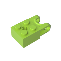 GDS-1206 - Technic Brick Special 2 x 2 with Ball Receptacle Wide and Axle Hole