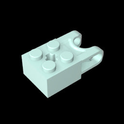 GDS-1206 - Technic Brick Special 2 x 2 with Ball Receptacle Wide and Axle Hole