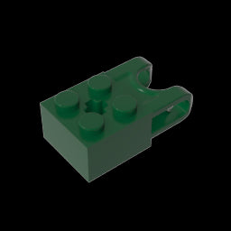 GDS-1206 - Technic Brick Special 2 x 2 with Ball Receptacle Wide and Axle Hole