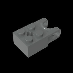 GDS-1206 - Technic Brick Special 2 x 2 with Ball Receptacle Wide and Axle Hole