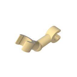 GDS-1216 - Arm Skeleton Bent with Clips at 90 Degrees [Vertical Grip]