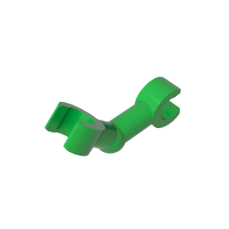 GDS-1216 - Arm Skeleton Bent with Clips at 90 Degrees [Vertical Grip]