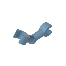 GDS-1216 - Arm Skeleton Bent with Clips at 90 Degrees [Vertical Grip]