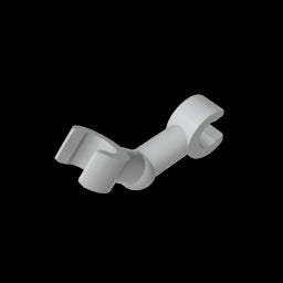 GDS-1216 - Arm Skeleton Bent with Clips at 90 Degrees [Vertical Grip]