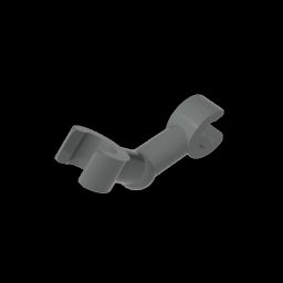 GDS-1216 - Arm Skeleton Bent with Clips at 90 Degrees [Vertical Grip]