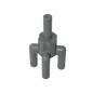 GDS-1217 - Plant, Palm Tree Top, 4 Top Bars, 1 Bottom Bar
