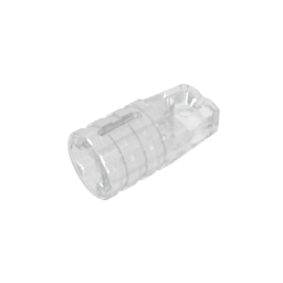 GDS-1218 - Hinge Cylinder 1 x 2 Locking with 1 Finger and Axle Hole On Ends