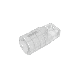 GDS-1218 - Hinge Cylinder 1 x 2 Locking with 1 Finger and Axle Hole On Ends