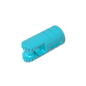 GDS-1219 - Hinge Cylinder 1 x 2 Locking with 2 Click Fingers and Axle Hole, 9 Teeth