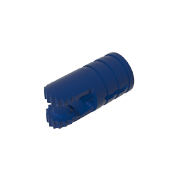 GDS-1219 - Hinge Cylinder 1 x 2 Locking with 2 Click Fingers and Axle Hole, 9 Teeth