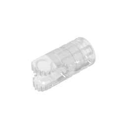 GDS-1219 - Hinge Cylinder 1 x 2 Locking with 2 Click Fingers and Axle Hole, 9 Teeth