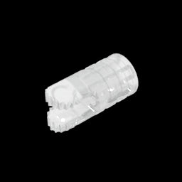 GDS-1219 - Hinge Cylinder 1 x 2 Locking with 2 Click Fingers and Axle Hole, 9 Teeth