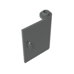 GDS-1221 - Door 1 x 3 x 3 Right - Open Between Top and Bottom Hinge
