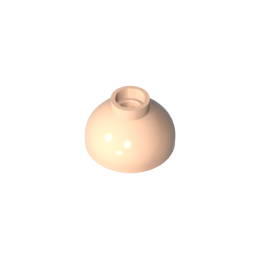 GDS-1224 - Brick Round 2 x 2 Dome Bottom [Open Stud]