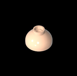 GDS-1224 - Brick Round 2 x 2 Dome Bottom [Open Stud]