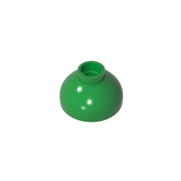 GDS-1224 - Brick Round 2 x 2 Dome Bottom [Open Stud]