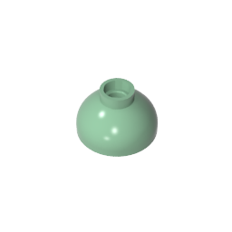 GDS-1224 - Brick Round 2 x 2 Dome Bottom [Open Stud]