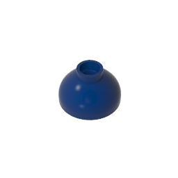 GDS-1224 - Brick Round 2 x 2 Dome Bottom [Open Stud]