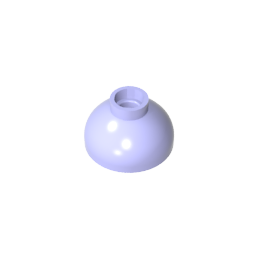 GDS-1224 - Brick Round 2 x 2 Dome Bottom [Open Stud]