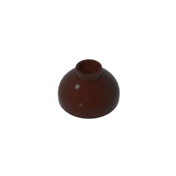 GDS-1224 - Brick Round 2 x 2 Dome Bottom [Open Stud]
