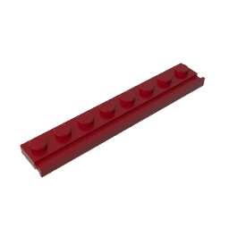 GDS-1235 - Plate Special 1 x 8 with Door Rail