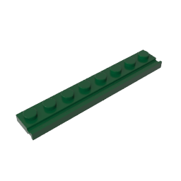 GDS-1235 - Plate Special 1 x 8 with Door Rail