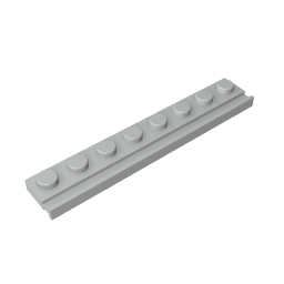 GDS-1235 - Plate Special 1 x 8 with Door Rail