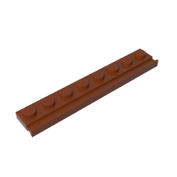 GDS-1235 - Plate Special 1 x 8 with Door Rail
