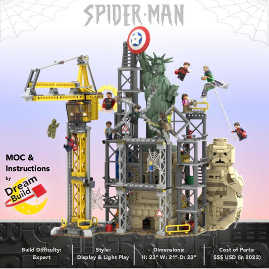 MOC-123857 SPIDER-MAN: No Way Home - Statue of Liberty Final Battle