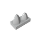 GDS-1271 - Plate 1 x 2 Special with Two Vertical Teeth