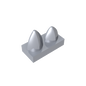 GDS-1271 - Plate 1 x 2 Special with Two Vertical Teeth