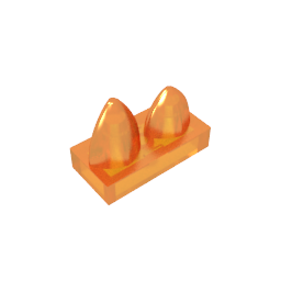 GDS-1271 - Plate 1 x 2 Special with Two Vertical Teeth