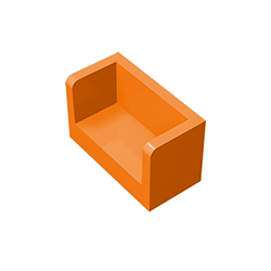 GDS-1272 - Panel 1 x 2 x 1 with Rounded Corners and 2 Sides