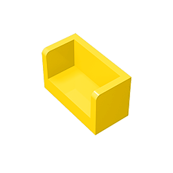 GDS-1272 - Panel 1 x 2 x 1 with Rounded Corners and 2 Sides