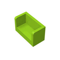 GDS-1272 - Panel 1 x 2 x 1 with Rounded Corners and 2 Sides