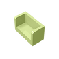 GDS-1272 - Panel 1 x 2 x 1 with Rounded Corners and 2 Sides