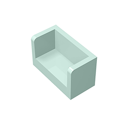 GDS-1272 - Panel 1 x 2 x 1 with Rounded Corners and 2 Sides
