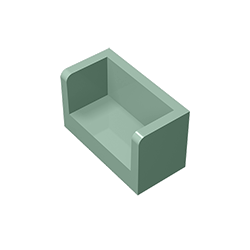 GDS-1272 - Panel 1 x 2 x 1 with Rounded Corners and 2 Sides