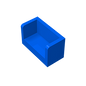 GDS-1272 - Panel 1 x 2 x 1 with Rounded Corners and 2 Sides