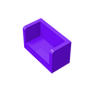 GDS-1272 - Panel 1 x 2 x 1 with Rounded Corners and 2 Sides