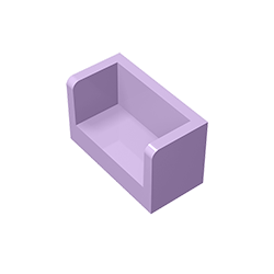 GDS-1272 - Panel 1 x 2 x 1 with Rounded Corners and 2 Sides