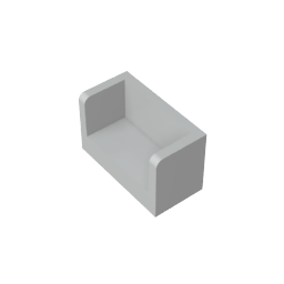 GDS-1272 - Panel 1 x 2 x 1 with Rounded Corners and 2 Sides