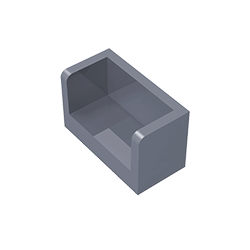 GDS-1272 - Panel 1 x 2 x 1 with Rounded Corners and 2 Sides