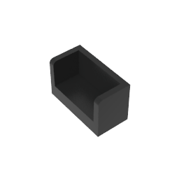 GDS-1272 - Panel 1 x 2 x 1 with Rounded Corners and 2 Sides