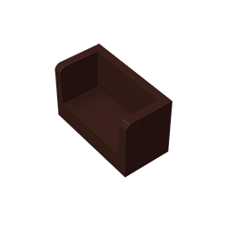 GDS-1272 - Panel 1 x 2 x 1 with Rounded Corners and 2 Sides