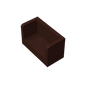GDS-1272 - Panel 1 x 2 x 1 with Rounded Corners and 2 Sides