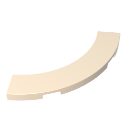 GDS-1276 - Tile 4 x 4 Curved, Macaroni