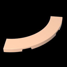 GDS-1276 - Tile 4 x 4 Curved, Macaroni