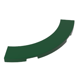 GDS-1276 - Tile 4 x 4 Curved, Macaroni